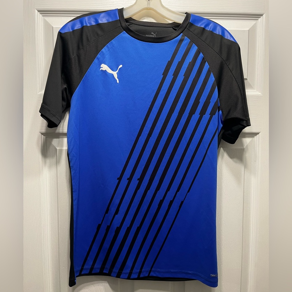 Men’s Puma Gray and Blue T-Shirt